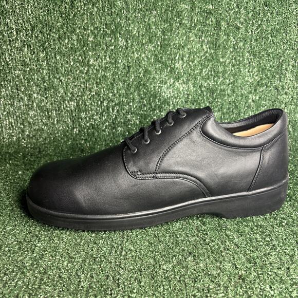 Apex 1270M Lace Up Mens 13 M Orthopedic Walking Shoes Leather Black Oxford main image 6